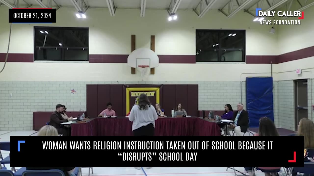 Woman Wants Religion Instruction Taken Out Of School Because It "Disrupts" School Day