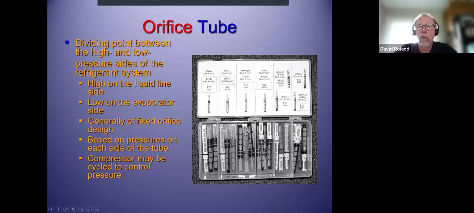 Refrigerant System Components