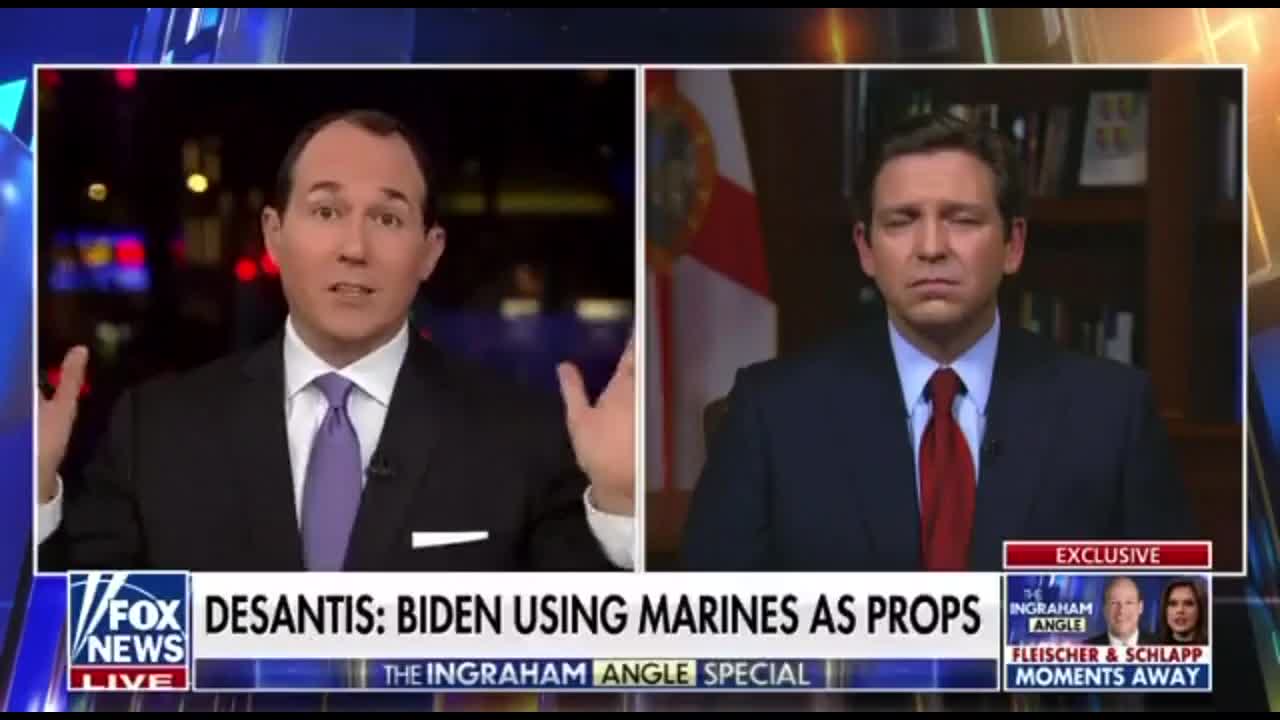 Ron De SANTIS: Biden is the American Nero " a Scumbag to Americans