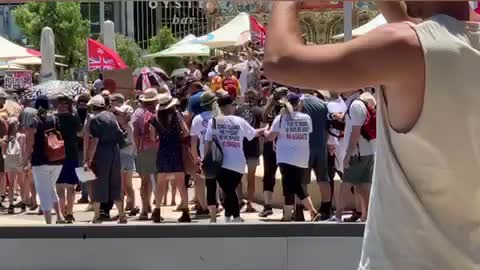 Perth Australia freedom rally 27 November 2021