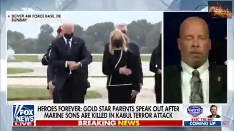 Biden checks his watch for all 13 soldiers as they arrive home