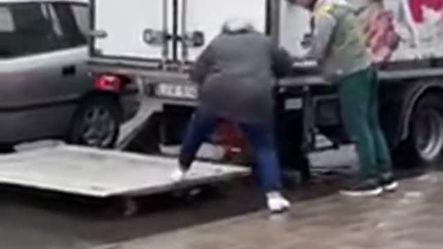 Helping an Old Lady