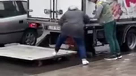 Helping an Old Lady