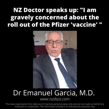 澳洲_紐西蘭的良醫警告_NZ Doctor ：“I am gravely concerned about the roll out of the Pfizer （輝瑞）““vaccine（新冠實驗針劑）””非常擔憂…