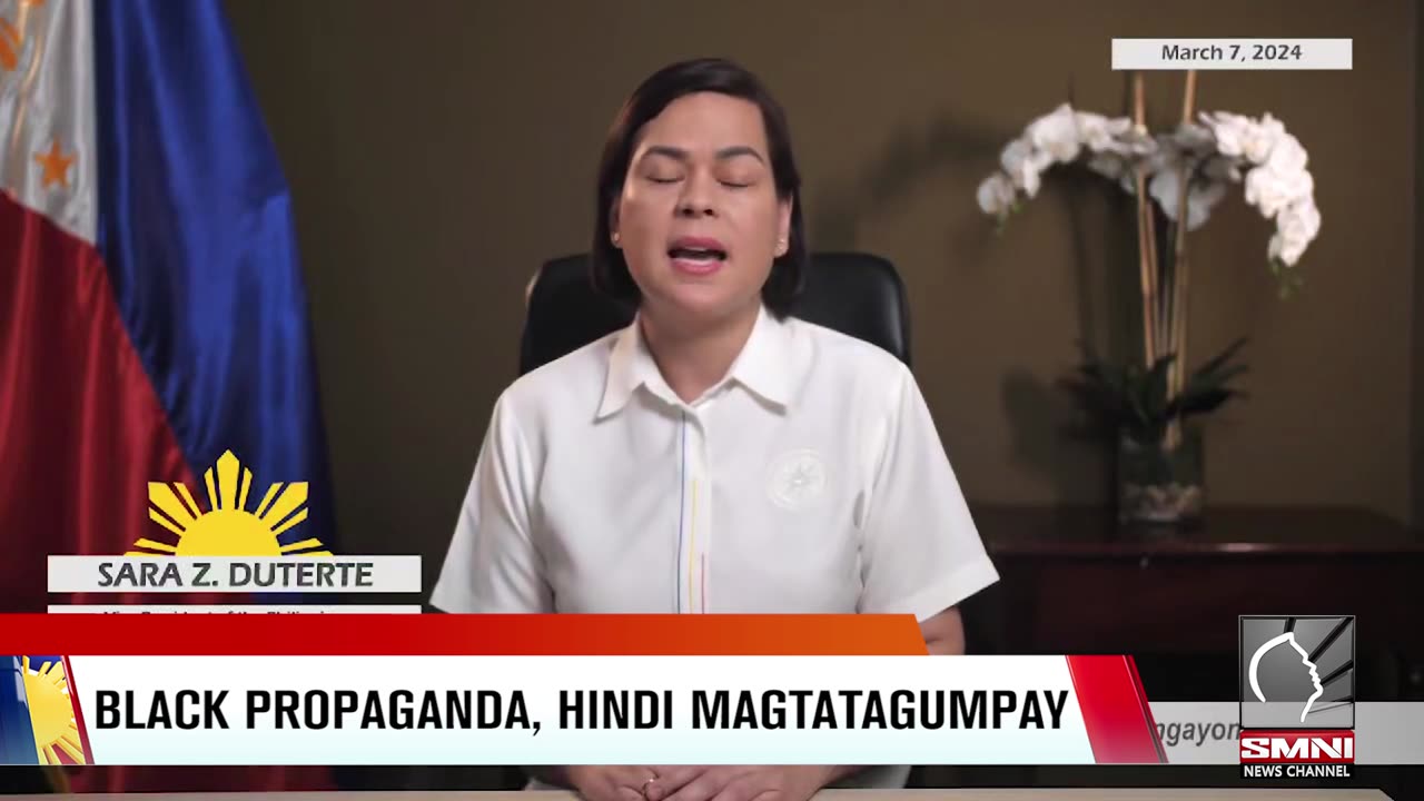 Black propaganda, hindi magtatagumpay —VP Sara Duterte