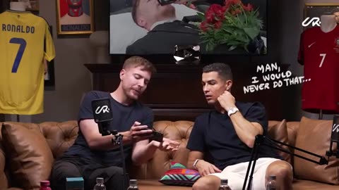 Cristiano Ronaldo meets the biggest Youtuber Mr Beats