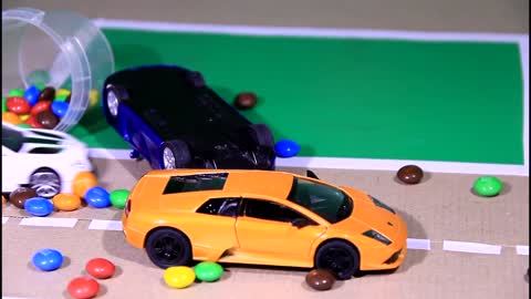 Kids video about Race Cars & Sports Car Race in the City for children