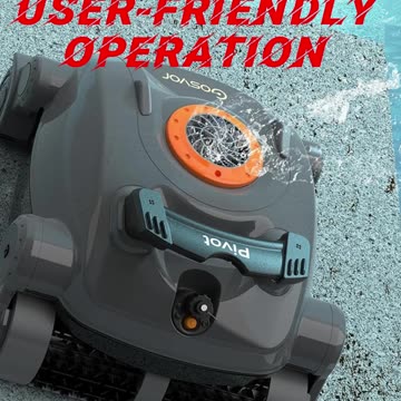 Pro Cordless Pool Cleaner with Super Suction Power