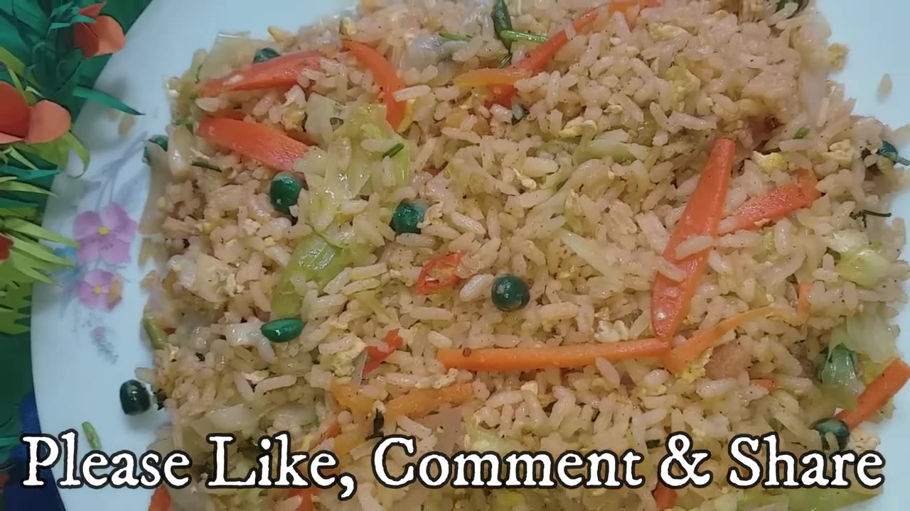 ভেজিটেবল ফ্রাইড রাইস রেসিপি । Regular Vegetable Fried Rice | Ayesha Everyday