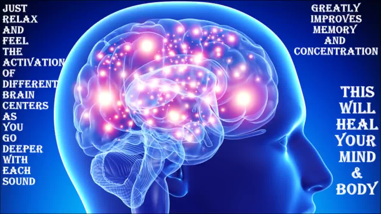 Brain Healing Sounds : Doctor Designed: For Study, Meditation, Memory Focus: 100% Results.