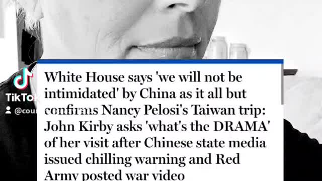 China warrants a pelosi comes