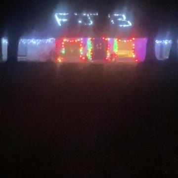 Holiday Lights in the Country