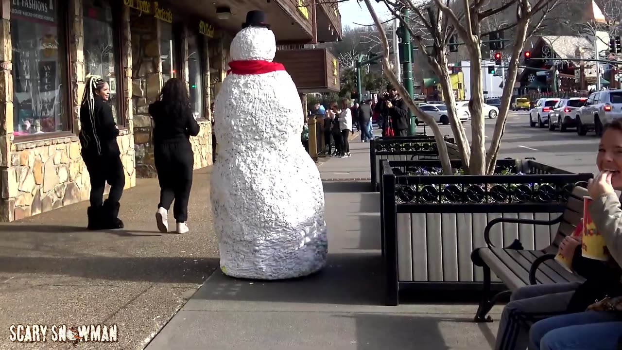 You’ll Laugh Your Frosty Face Off- Hilarious Snowman Prank!