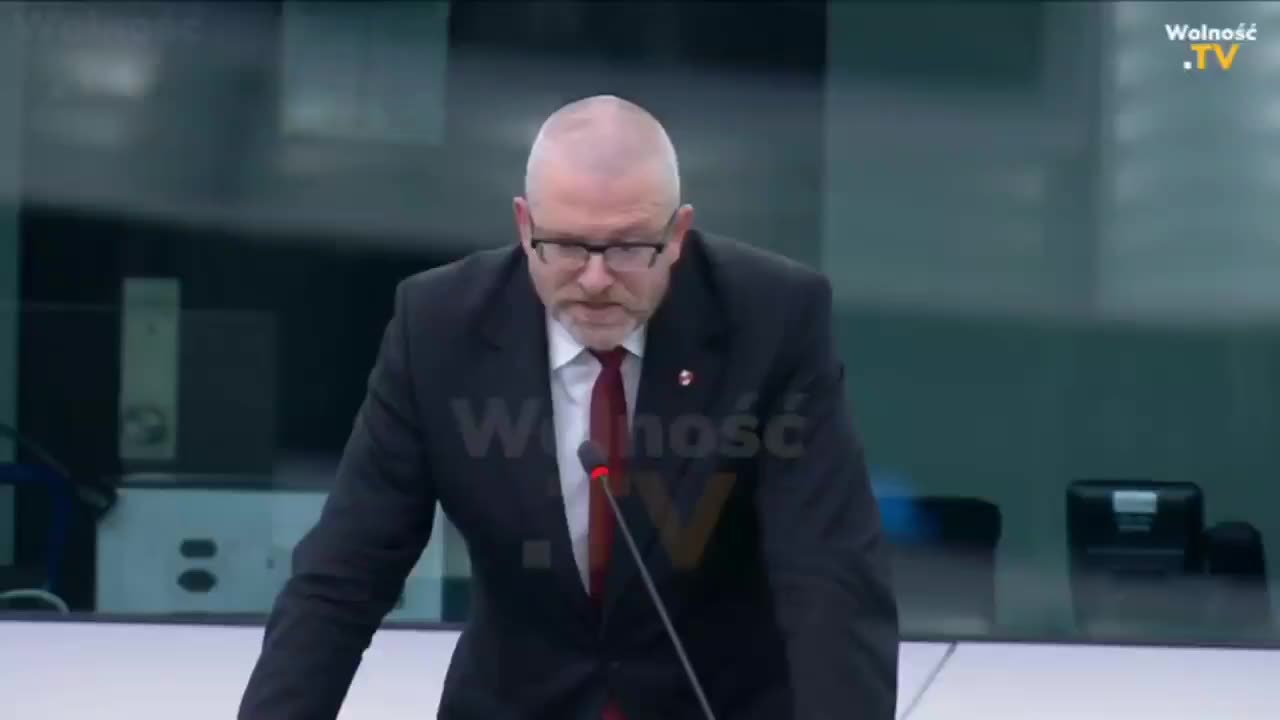 Polish MP Grzegorz Braun "We are being blackmailed by the holocaust. Israel is a terrorist state"