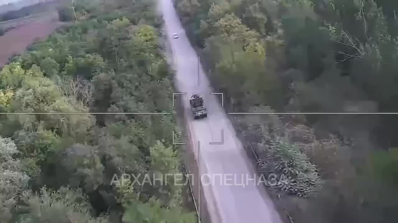 Direct hit from the Lancet attack drone.