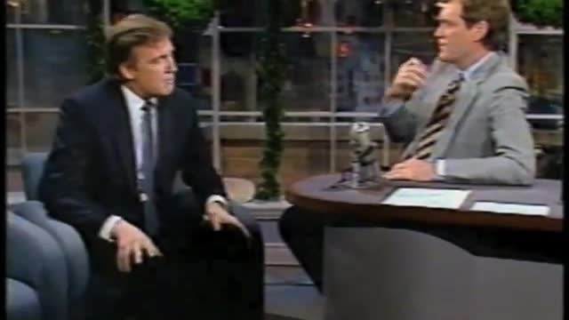 Donald Trump on Letterman 1986