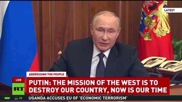 Putin addresed people of Russia on the way ahead