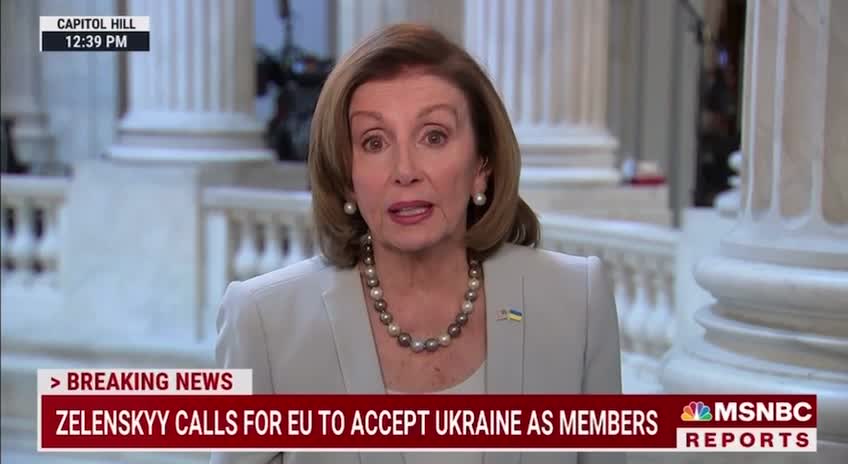 Nancy Pelosi Accidentally States That “Unfortunately For Us… We Cannot Go In Militarily”