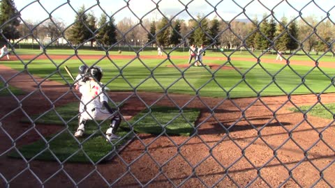 Vincent hitting and pitching on 3/15/2021