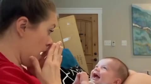 when you the first laugh of your baby.| baby first laugh | #shorts