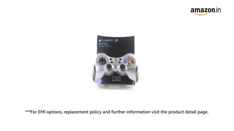 Logitech G F710 Wireless Gamepad, 2.4 GHz Wireless with USB Nano-Receiver, Controller Dual Vibration
