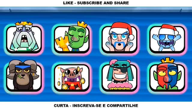 Clash royale - exclusive emotes part 1