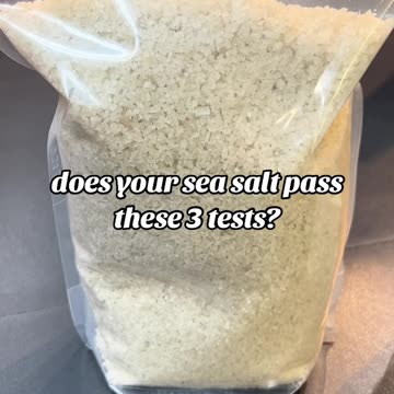 does your salt pass these 3 tests?