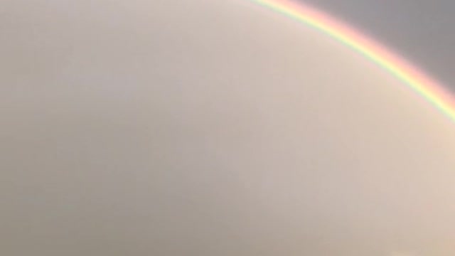 The most beautiful rainbow I've seen🤩🤩🤩