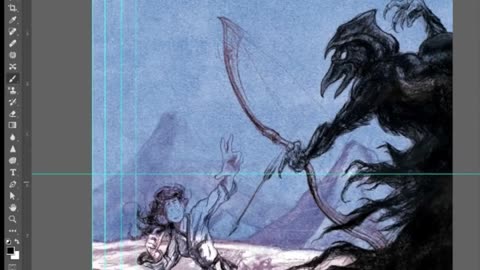 Coloring the Cover for Jane Smith: Wannabe Gladiator