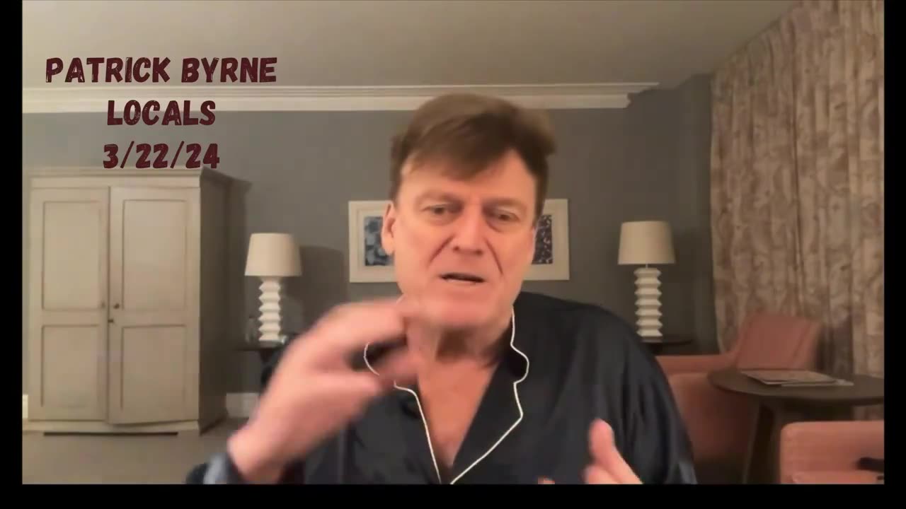 Patrick Byrne Locals 3/22/24. SMARTMATIC UPDATE