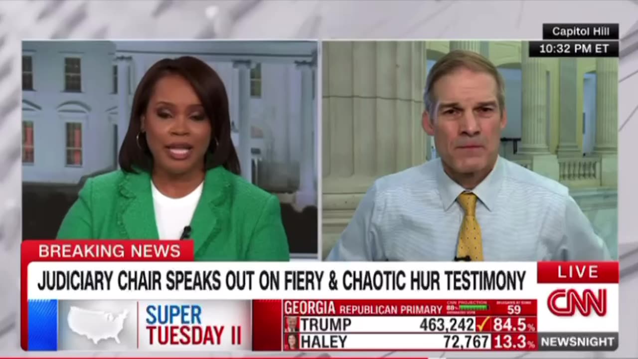 Rep Jim Jordan spanks CNN #2TierJusticeSystem