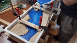 Ice Epoxy and Maple (Maui Blue and Caribbean) #iceepoxynation
