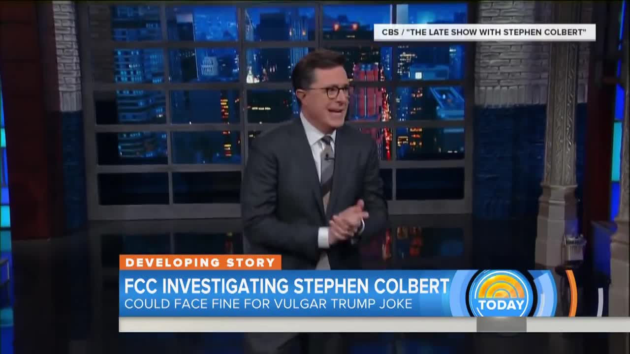 Stephen Colbert’s Donald Trump Joke Spurs FCC Investigation