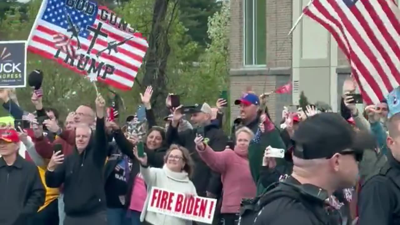 Trump receives a warm welcome in Pennsylvania