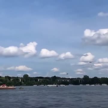 MiG-23 aircraft crashes during an air show in Michigan.