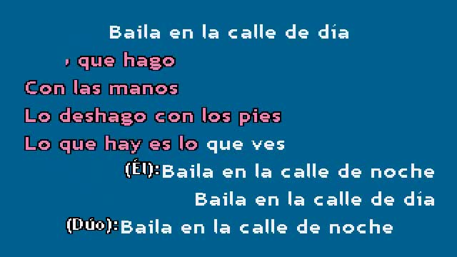 karaoke- shakira- las caderas no mienten