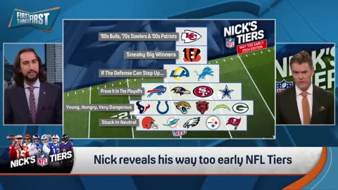 Dynasty era, Bengals sneaky big winners in Nick's Way Too Early Tiers NFL FIRST THINGS FIRST