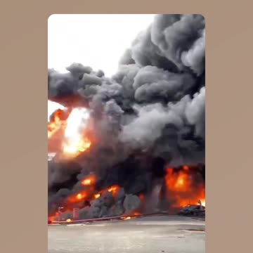 Flame at the refinery, unbearable heat... Firefighter explains technique to safely contain