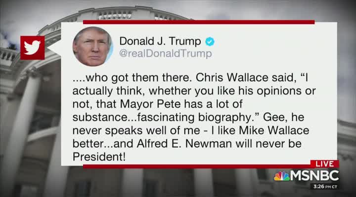 MSNBC's Nicolle Wallace loses it over Trump tweet criticizing Chris Wallace