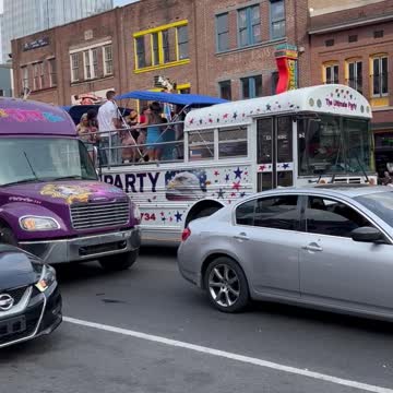 Party Bus #3 - Lower Broadway, Nashville, Tennessee