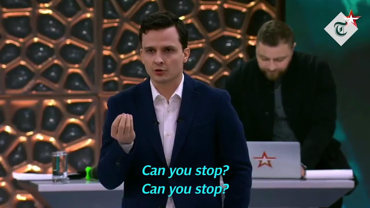 Serving army officer shut down on Russian state TV for saying soldiers are dying in Ukraine
