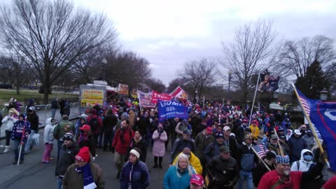 January 6 Trump rally march to the Capitol