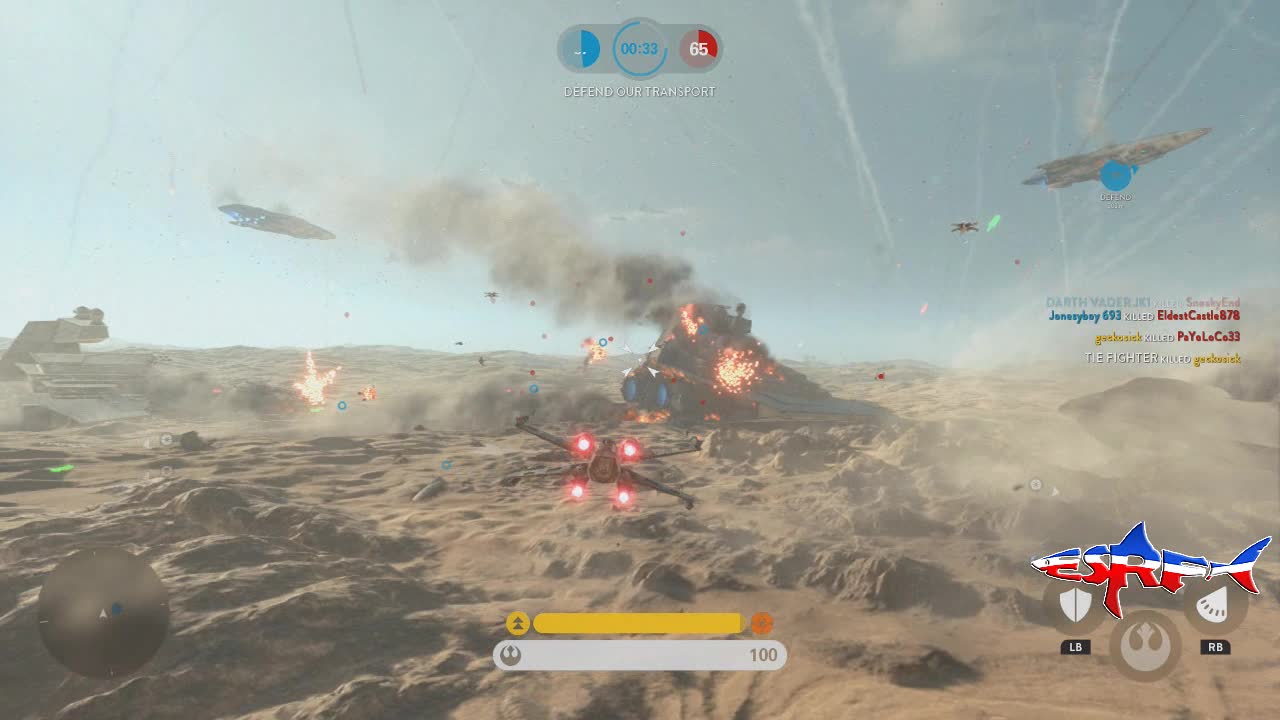 Star Wars Battlefront: Fighter Squadron Gameplay