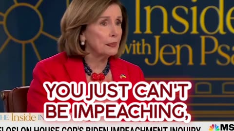 Pelosi Speaks Impeachment.