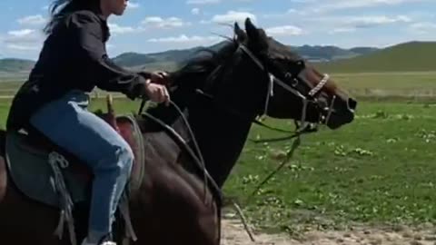 goddess on horseback