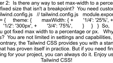How to set max width as a percentage or static value