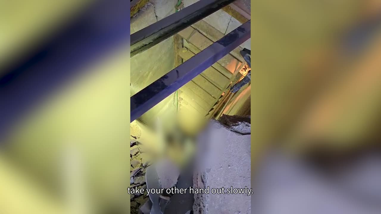 Attached is footage showing the moments of the apprehension of a Hezbollah