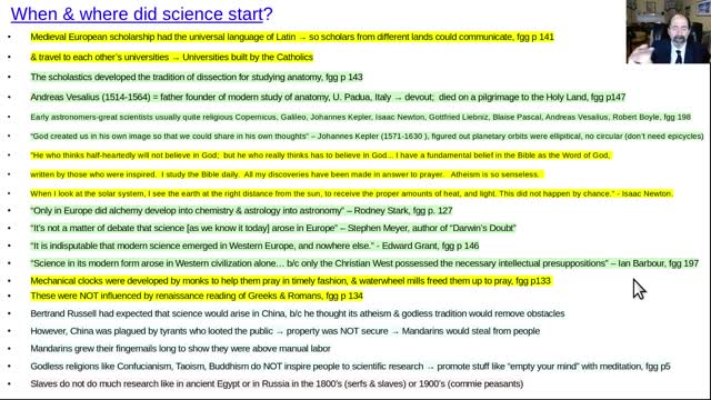 When and where did science start?