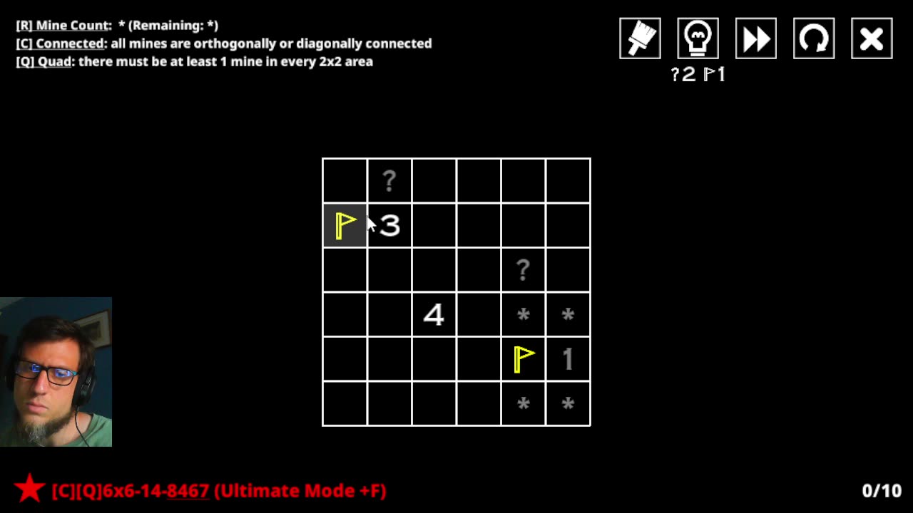 14 Minesweeper Variants Episode 18 - Connected + Triplet and Connected + Quad