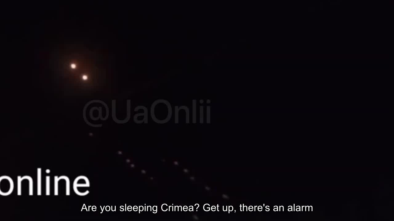 Are you sleeping in Crimea? Get up, there's an alarm